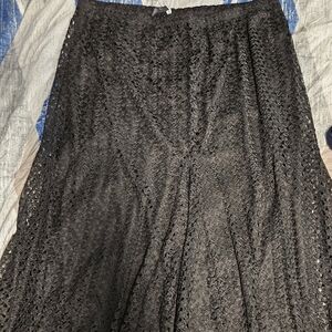 Black lace Meremaid style skirt